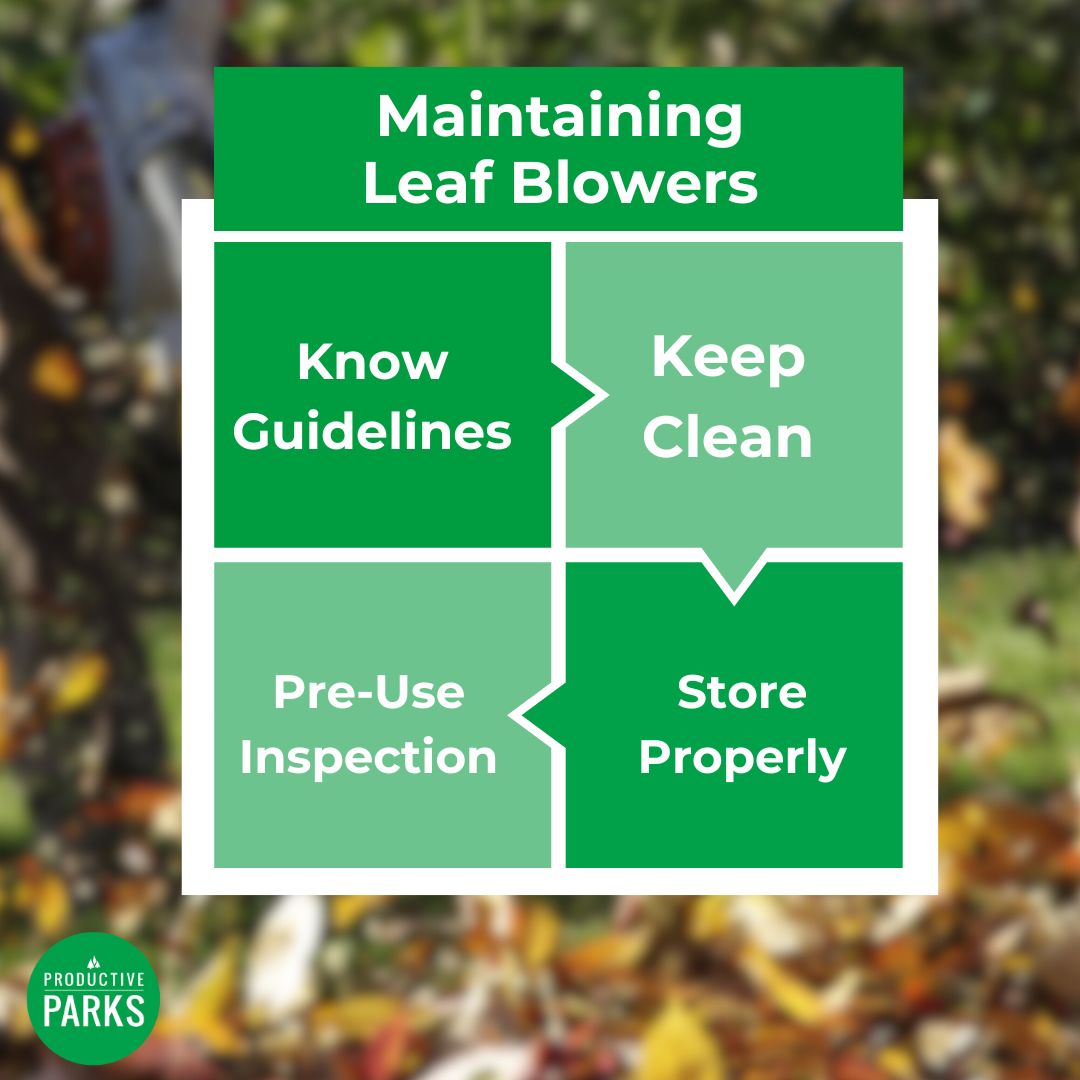 Leaf Blower Maintenance Productive Parks